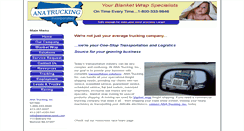 Desktop Screenshot of anatrucking.com